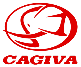 Cagiva-Logo Rot